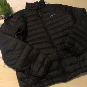 Black Mens Puffer coat by Patagonia sz. M